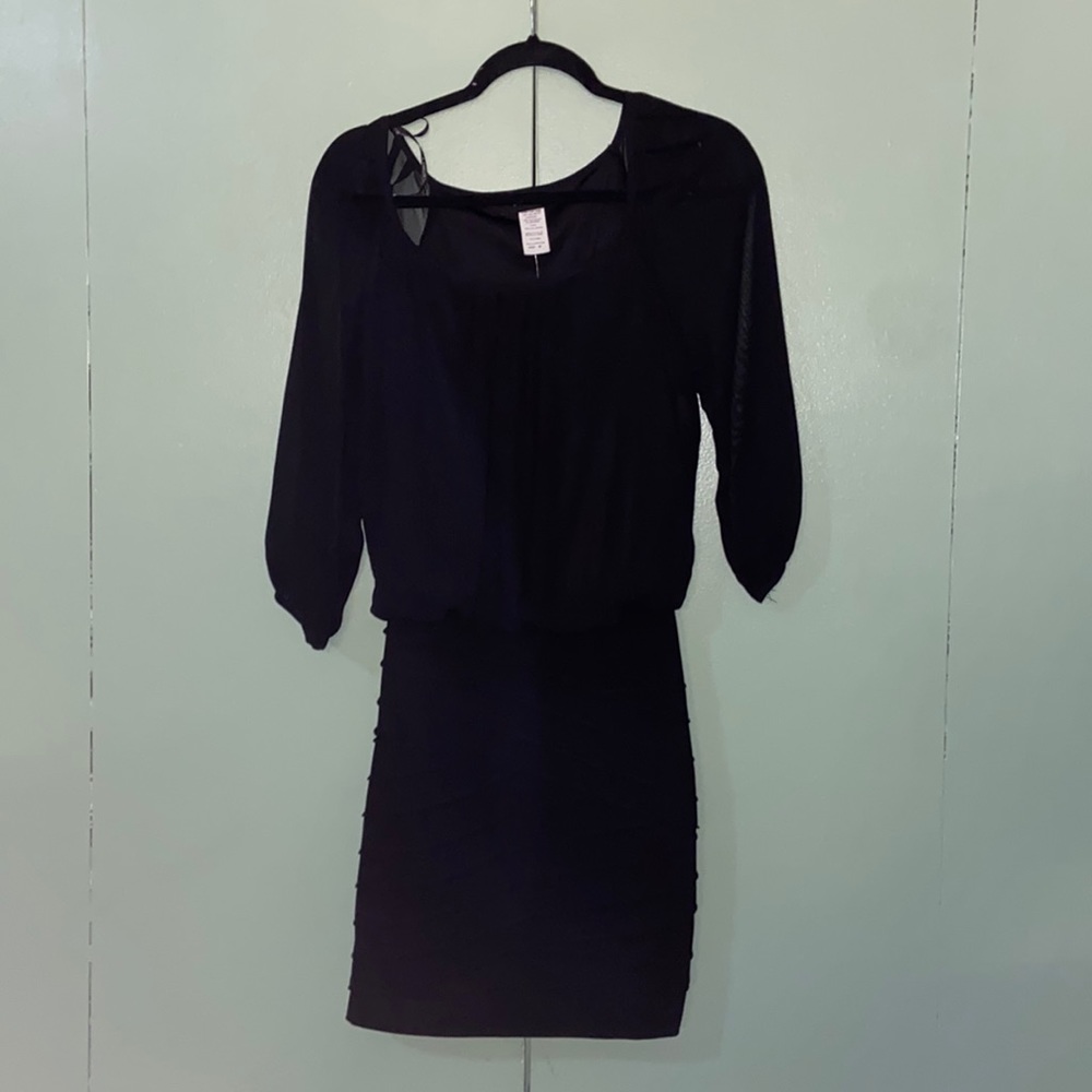 B. Darlin black long sleeve mini dress